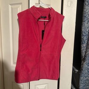 Eddie Bauer Women's Pink Fleece Vest